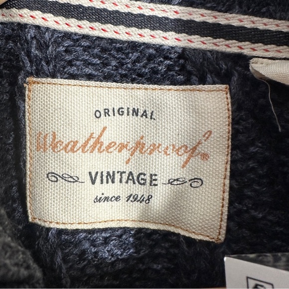 Weatherproof Vintage sweater, XL, NEW. Mock neck, chunky cable knit, fisherman - Picture 8 of 14